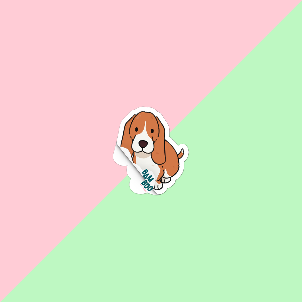 Basset Hound Dog Pet Sticker