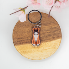 Load image into Gallery viewer, Boxer Pet Dog Keychains Epoxy/Acrylic Keychain

