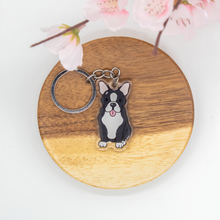 Load image into Gallery viewer, Boston Terrier Pet Dog Keychains Epoxy/Acrylic Keychain

