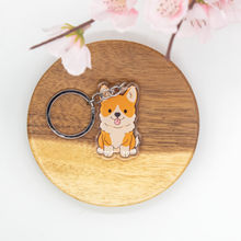 Load image into Gallery viewer, Corgi Pet Dog Keychains Epoxy/Acrylic Keychain
