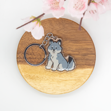 Load image into Gallery viewer, Wolf Keychains Epoxy/Acrylic Keychain
