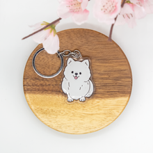 Load image into Gallery viewer, Pomeranian Pet Dog Keychains Epoxy/Acrylic Keychain
