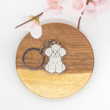 Load image into Gallery viewer, Poodle Pet Dog Keychains Epoxy/Acrylic Keychain
