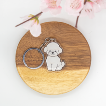 Load image into Gallery viewer, Toy Poodle Pet Dog Keychains Epoxy/Acrylic Keychain
