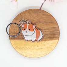 Load image into Gallery viewer, Guinea Pig Keychains Epoxy/Acrylic Keychain
