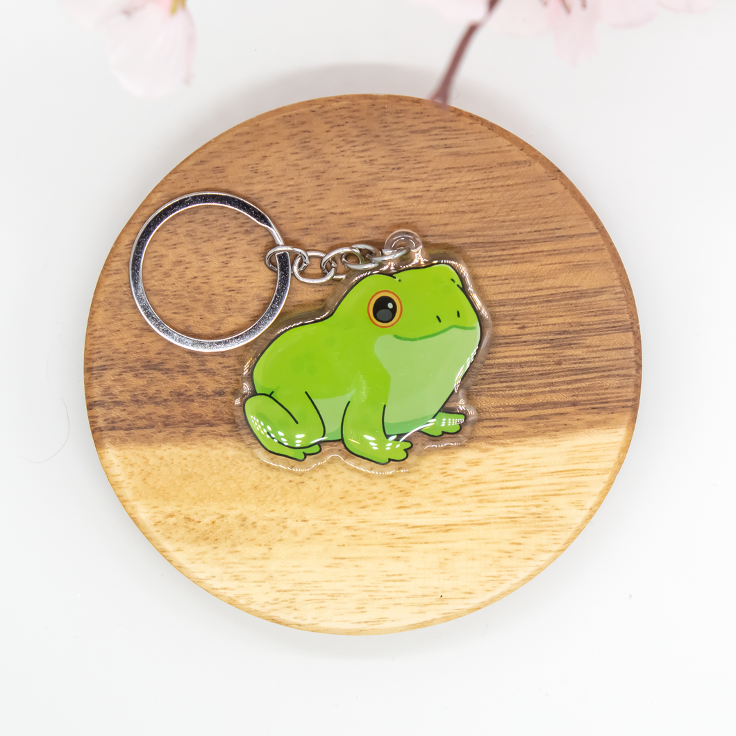 Frog Keychains Epoxy/Acrylic Keychain