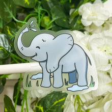 Load image into Gallery viewer, CLEAR Cute Elephant Sticker
