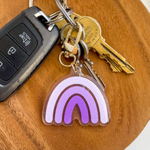 Load image into Gallery viewer, Purple Acrylic Keychain 
