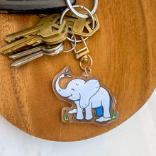 Load image into Gallery viewer, Cute elephant keychain 
