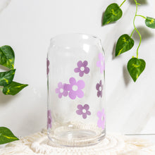 Load image into Gallery viewer, Lilac Flower Glass Cup

