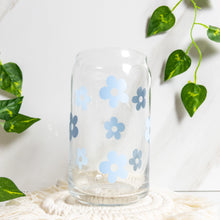 Load image into Gallery viewer, Powdered flower glass cup
