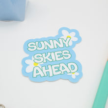 Load image into Gallery viewer, Side view of sunny skies ahead sticker
