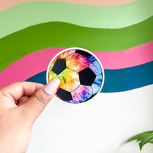 Load image into Gallery viewer, Tie Dye Soccer Ball Sticker
