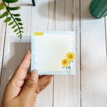 Load image into Gallery viewer, Sunflower Spring Stationery Notepad
