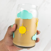 Load image into Gallery viewer, Sun &amp; Clouds Beer Glass Can Cup
