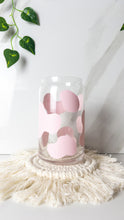 Load image into Gallery viewer, pink Cow Prin beer glass shaped can
