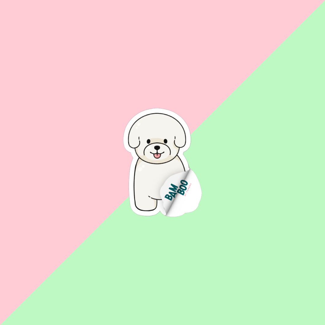 Bichon Dog Pet Sticker