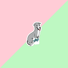 Load image into Gallery viewer, Grey Hound Dog Pet Sticker
