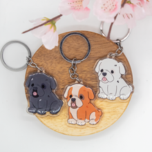 Load image into Gallery viewer, English Bulldog Pet Dog Keychains Epoxy/Acrylic Keychain
