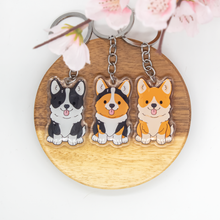 Load image into Gallery viewer, Corgi Pet Dog Keychains Epoxy/Acrylic Keychain
