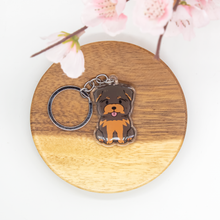 Load image into Gallery viewer, Yorkshire Terrier Pet Dog Keychains Epoxy/Acrylic Keychain
