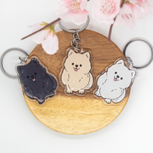 Load image into Gallery viewer, Pomeranian Pet Dog Keychains Epoxy/Acrylic Keychain
