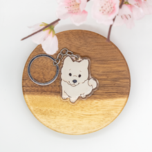 Load image into Gallery viewer, Samoyed Pet Dog Keychains Epoxy/Acrylic Keychain
