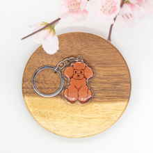 Load image into Gallery viewer, Poodle Pet Dog Keychains Epoxy/Acrylic Keychain
