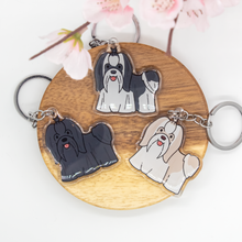 Load image into Gallery viewer, Shih Tsu Pet Dog Keychains Epoxy/Acrylic Keychain
