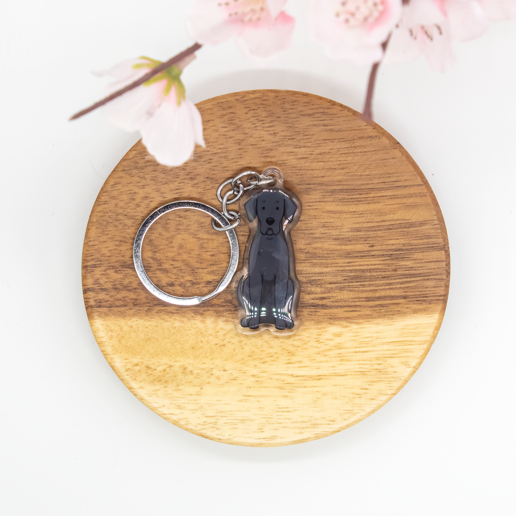Great Dane Pet Dog Keychains Epoxy/Acrylic Keychain