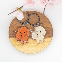 Load image into Gallery viewer, Wiener Pet Dog Keychains Epoxy/Acrylic Keychain
