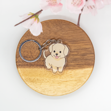 Load image into Gallery viewer, Golden Labrador Keychains Epoxy/Acrylic Keychain
