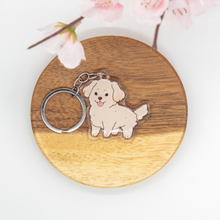 Load image into Gallery viewer, Labrador Golden Retriever Keychains Epoxy/Acrylic Keychain
