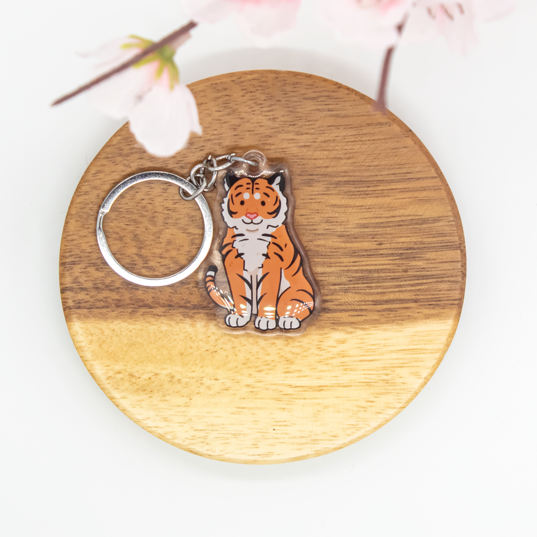 Default Tiger Keychains Epoxy/Acrylic Keychain