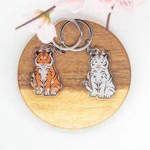 Load image into Gallery viewer, Tiger Keychains Epoxy/Acrylic Keychain
