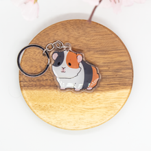 Load image into Gallery viewer, Guinea Pig Keychains Epoxy/Acrylic Keychain
