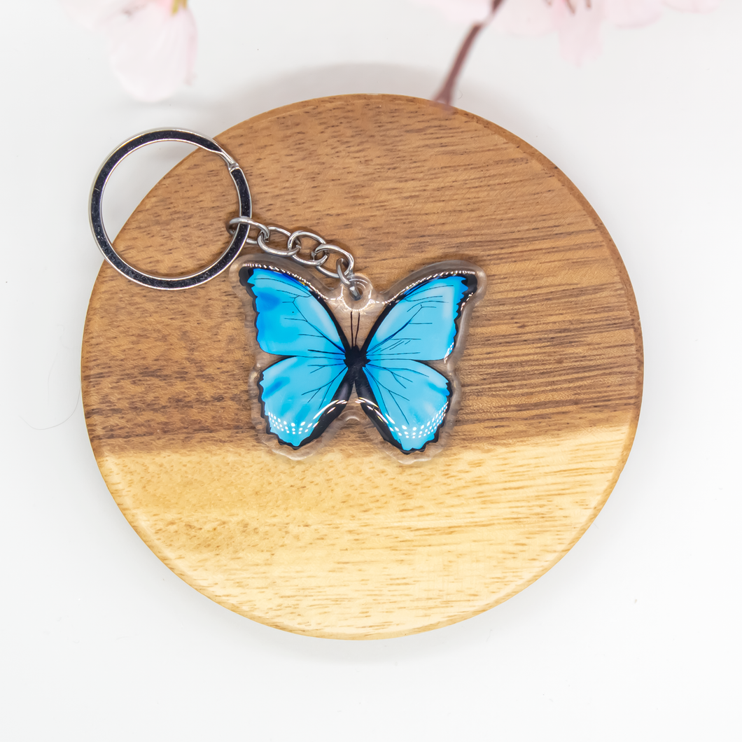 Butterfly Keychains Epoxy/Acrylic Keychain