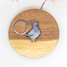 Load image into Gallery viewer, Pigeon Keychain Epoxy/Acrylic Keychain
