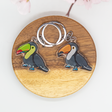 Load image into Gallery viewer, Toucan Keychain Epoxy/Acrylic Keychain
