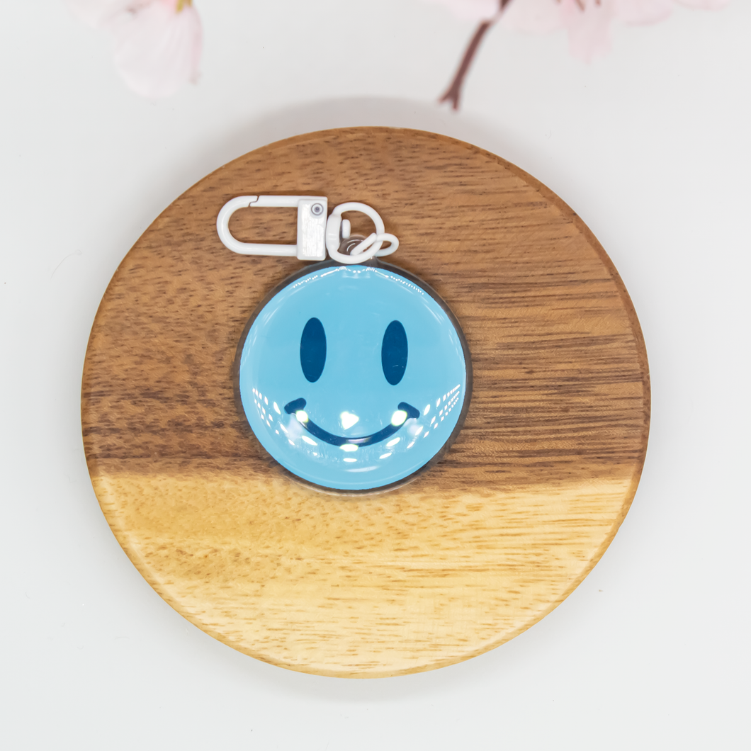 Happy Face Epoxy/Acrylic Keychain
