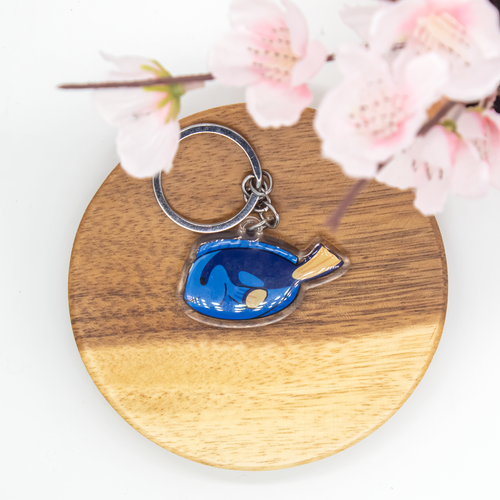 Blue Tang Fish Epoxy/Acrylic Keychain