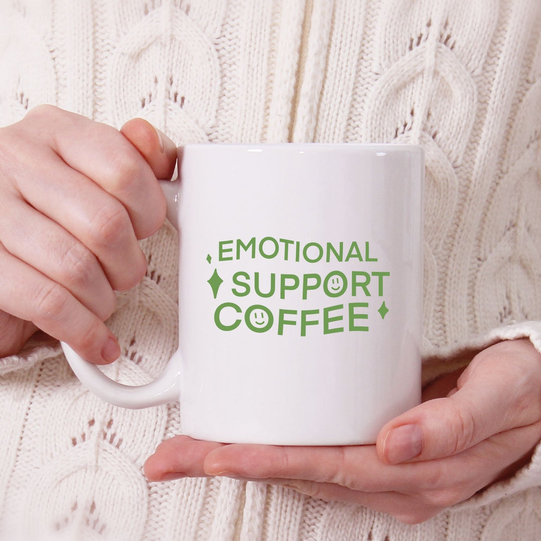 Emotional Support Coffee Ceramic Mug