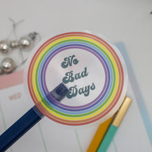 Load image into Gallery viewer, Clear no bad day sticker
