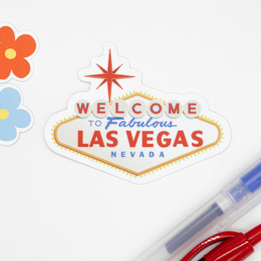 Las Vegas Welcome Sign Sticker