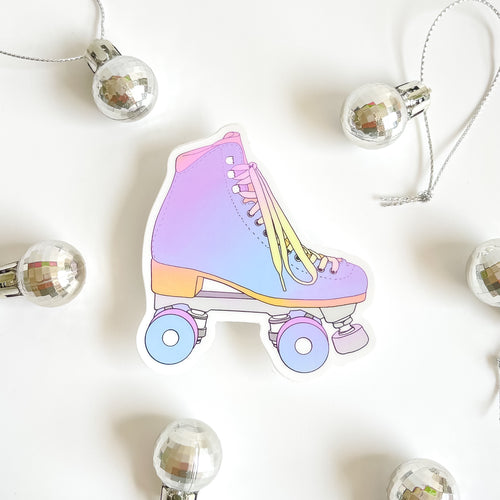 Pastel Roller Skate Sticker