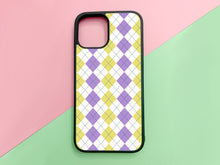 Load image into Gallery viewer, diamond pattern phonecase for iPhone or Samsung in the popcorn color
