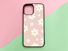 Load image into Gallery viewer, Daisy flowers phonecase for iPhone or Samsung in the beige color
