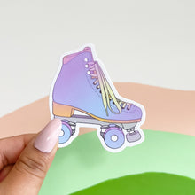 Load image into Gallery viewer, Retro Rainbow Roller Skate Sticker
