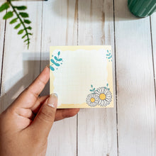 Load image into Gallery viewer, Daisy Flower Spring Stationery Memo Pad
