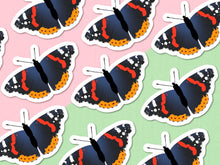 Load image into Gallery viewer, Red Admiral Butterfly Sticker
